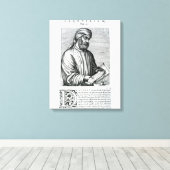 Tertullian, illustratie van Andre Thevet's Canvas Afdruk (Insitu (Houten vloer))