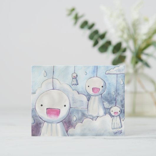 Teru Teru Briefkaart (Staand voorkant)