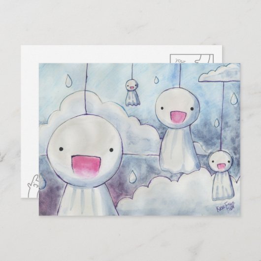 Teru Teru Briefkaart (Voorkant / Achterkant)