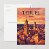 Teruel Spanje Briefkaart (Voorkant / Achterkant)