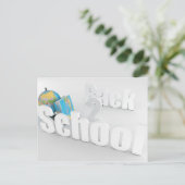Terug 2 School Briefkaart (Staand voorkant)