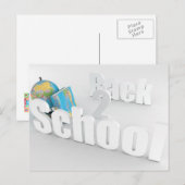 Terug 2 School Briefkaart (Voorkant / Achterkant)