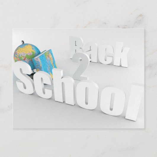 Terug 2 School Briefkaart (Voorkant)