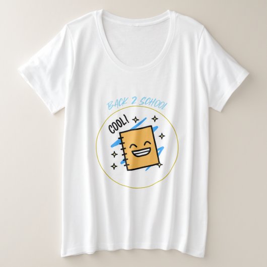Terug 2 School Cool School Begin T-shirt (Design voorkant)