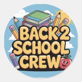 Terug 2 School Crew Stickers