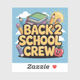 Terug 2 School Crew Stickers