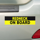 TERUG AAN BOORD BUMPERSTICKER (Op auto)