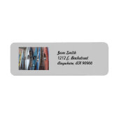 Terug Alley Kayaks Etiket (Voorkant)