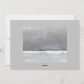 Terug Art Fotocertificaat van echtheid Feestdagenkaart (Achterkant)