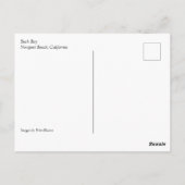 Terug Bay, Newport Beach, Californië Briefkaart (Achterkant)