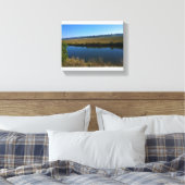 Terug Bay, Newport Beach, Californië Canvas Afdruk (Insitu (Slaapkamer))