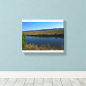 Terug Bay, Newport Beach, Californië Canvas Afdruk (Insitu (Houten vloer))