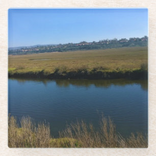 Terug Bay, Newport Beach, Californië Glazen Onderzetter