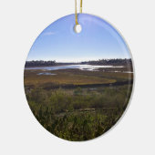 Terug Bay, Newport Beach, Californië Keramisch Ornament (Links)