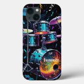 Terug Beat Drum Set Case-Mate iPhone Case (Achterkant)