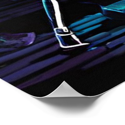 Terug Beat Drum Set Poster (Hoek)