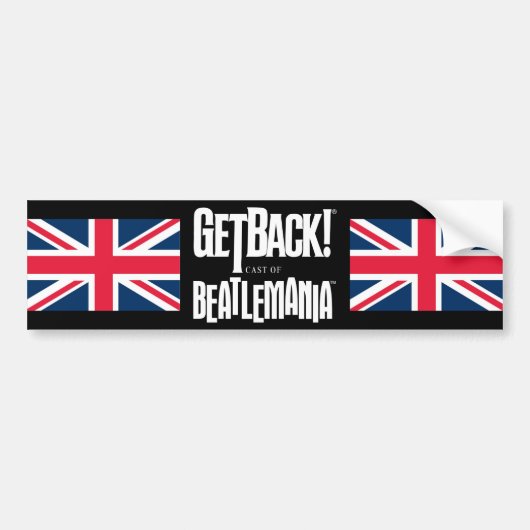 Terug!® Beatlemania Bumpersticker (Voorkant)
