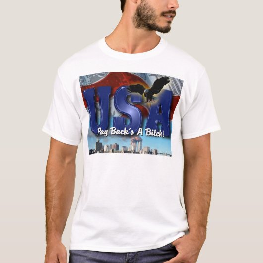 Terug betalen t-shirt (Voorkant)