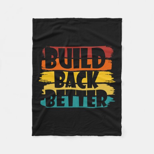 Terug Beter Amerika Ons Land - Bidden Harris 20 Fleece Deken (Voorkant)