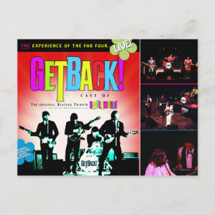 Terug! Briefkaart van Beatlemania