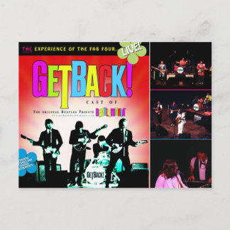 Terug! Briefkaart van Beatlemania