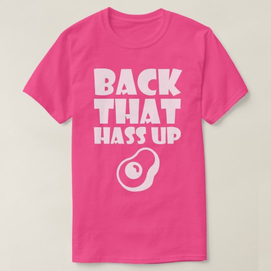 Terug dat Avocado-Shirt heeft opgestaan T-shirt (Design voorkant)