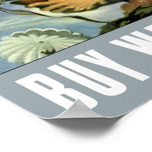 Terug de aanval - Koop oorlogsobligaties Poster (Hoek)