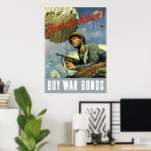 Terug de aanval - Koop oorlogsobligaties Poster (Thuiskantoor)