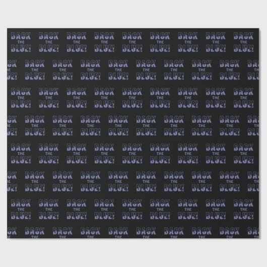 TERUG DE BLAUW CADEAUPAPIER (Vlak)