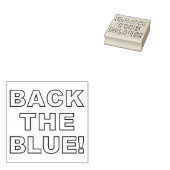 TERUG DE BLAUW RUBBERSTEMPEL (Gestempeld)