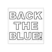 TERUG DE BLAUW RUBBERSTEMPEL (Afrduk)