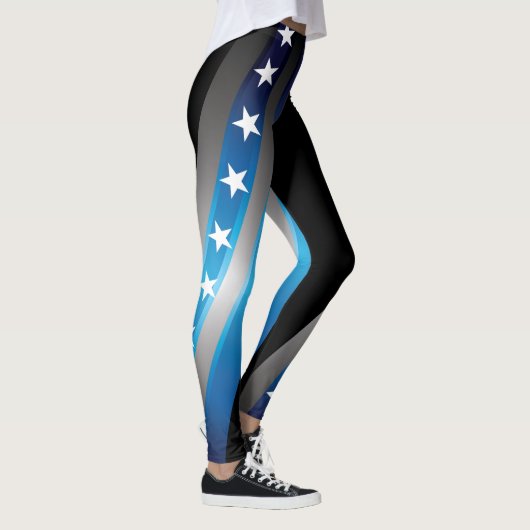 Terug de blauwe Leggings (Rechts)