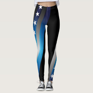 Terug de blauwe Leggings