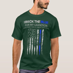 Terug de Blauwe Opa steunt kleinzoon Cop T-shirt