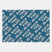 TERUG DE BLAUWE REEKS INPAKPAPIER VEL (Voorkant 2)