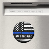 Terug de blauwe Thin Blue Line Politie Magneet (Insitu (Vaatwasser))