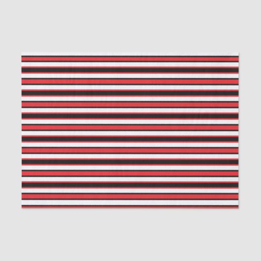 Terug en Forth Black en Red Tissuepapier (Voorkant)