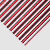 Terug en Forth Black en Red Tissuepapier (Detail)