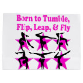TERUG FLIPPING GYMNAST LARGE CADEAUTASJE (Achterkant)