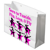 TERUG FLIPPING GYMNAST LARGE CADEAUTASJE (Voorkant Gekanteld)