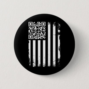 (terug) Grappig QR Wees niet een beetje BTCH Code  Ronde Button 5,7 Cm