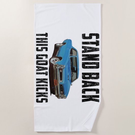 Terug GTO-pictogrammen Strandlaken (Voorkant)