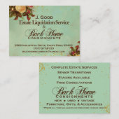 Terug Home-zendingen Aangepast Visitekaartje (Voorkant / Achterkant)