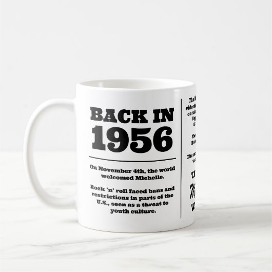 Terug in 1956, Aangepaste Geboortejaar Koffiemok (Links)