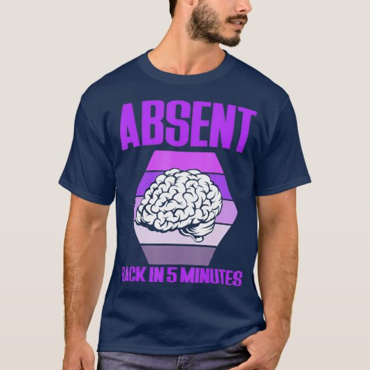 Terug in 5 minuten Epilepsie Bewustheid T-shirt (Voorkant)
