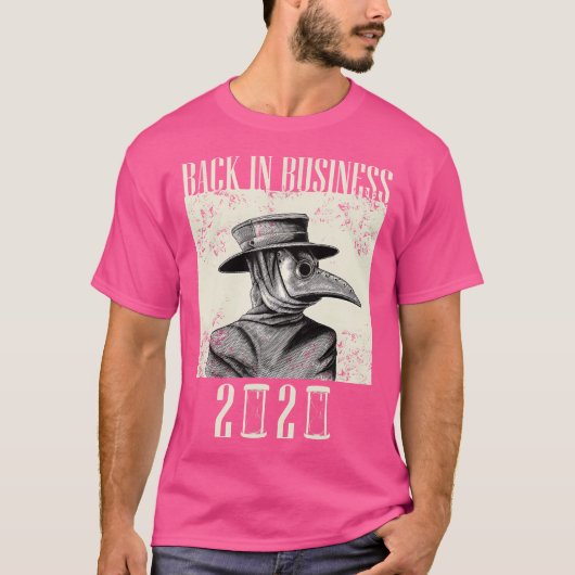 Terug in Business 2020 - Plague Doctor Mask T-shirt (Voorkant)