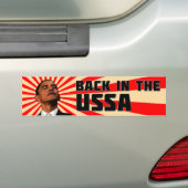 Terug in de bumpersticker USSA (Op auto)
