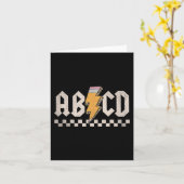 Terug in de klas eerste dag terug naar school lera kaart (Gele Bloem)