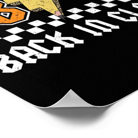 Terug in de klas rotsen terug naar school jongens  poster (Hoek)