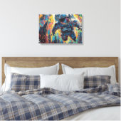 TERUG IN DE STAD-NYC 10 CANVAS AFDRUK (Insitu (Slaapkamer))